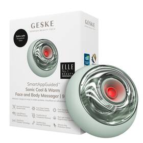 Geske Gk000699gn01 Sonic Cool And Warm Face Body Massager 9 In 1 Green