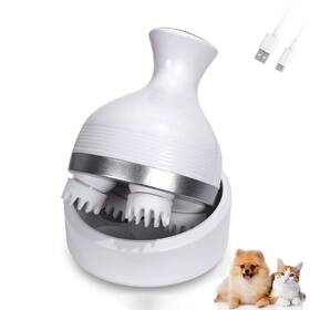 Gp-hm-003 Giftplus Electric Scalp Massager - Rechargeable Head With 76 Kneading Nodes