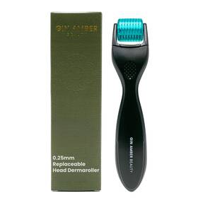 192-needle Gin Amber Beauty Llc 860013213060 Derma Roller 0.25mm For Face Beard And Scalp Care
