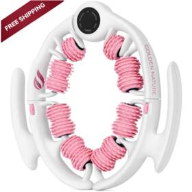 Gn-cell-pp26pnk Golden Nature Cellulite Massage Roller - Anticellulite Pink