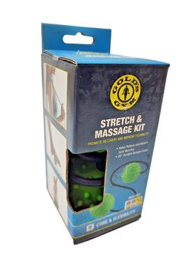 Golds Gym 022643008984 Gem Stretch And Massage Kit Core Flexibility Nos