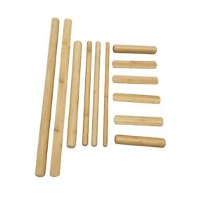 Goodtar Bamboo Massage Tools Green Therapy Kit Of 100% Solid Sticks To Fu