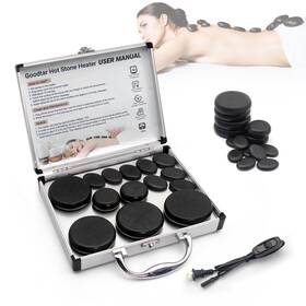 Ghw408 Goodtar Hot Stones Massage Warmer Kit 14 Pcs Set And Heater