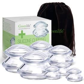 Gl-cu001 Greenlife Cupping Therapy Sets -silicone Cups Set Firm 7 Profession