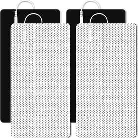 Grozav 445039919979 Tens Unit Replacement Pads For Waist And Lower Back Pain Relief 4x8 Inch Large