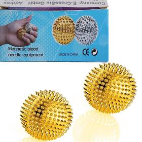 Grunil Grunil250618 Magnetic Hand Massage Ball - Spiky Acupuncture Balls For Adults And Kids Go