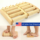 Guk720895 Unbranded Dual Wooden Foot Massager Roller Care Reflexology 6453562931758