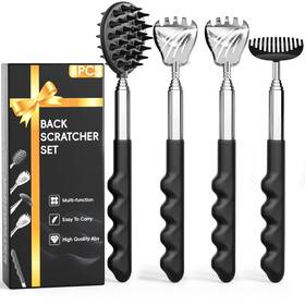 Bs005 Gumry 4 Pack Versatile Back Scratcher Christmas Gifts For Men Stocking Stuffers F