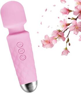 Gwwjgsn 764418983149 Portable Massager Rose Pink 8 Speeds 20 Modes For Neck Back Arms Legs