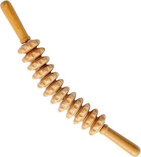 Gxlwdza 313043484493 Curved Wood Therapy Massage Roller Tools - Manual Stick For Body