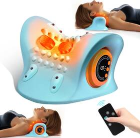 Gysien 782926893446 Neck Massager 2026 And Shoulder Relaxer With Heat Remote Relief Pillows