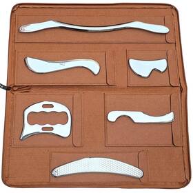 Coele-l12 Gyx Coele 6pcs Stainless Steel Gua Sha Iastm Massage Scraper Set Muscle Therapy Tools