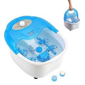 Fbm605 H&b Luxuries Heated Foot Spa Bath With Bubble Massage Pedicure Attachments Vibration For