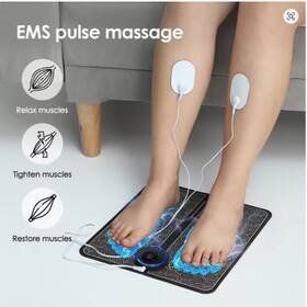 101481 Hailicare Rechargeable Electric Foot Massager Pad Ems Muscle Relaxation Massage M