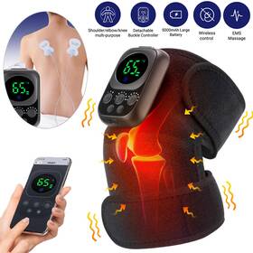 Amh01 Hailicare Heated Vibration Knee Massager Relief For Joint Pain/arthritis/sports Recovery
