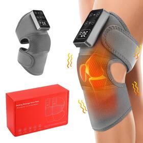 Jh-801 Hailicare Eletric Heating Knee Massager Pad 3in1 Elbow Shoulder Leg Joint Vibration Brace