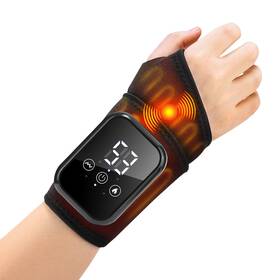 Cl-3999 Halicare Electric Hand Wrist Massager Pain Relief With 3 Heat Levels And Vibration Modes