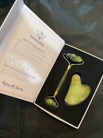 X002qfzv7p Hanabee Rose Quartz Facial Roller Gua Sha Anti Aging Skin Care Magic Tool