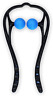 Handheld Massager Neck Back Shoulders Knees By Intimd Rigger Point Occipital
