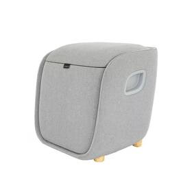 Hd 445053972936 3-speed Heated Ottoman Massager With Shiatsu Calf And Lumbar Support - Grey