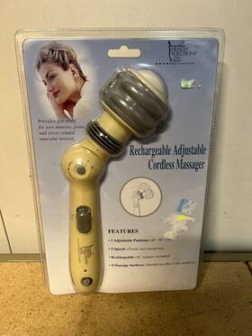 Rm-802 Health Solutions 049022390584 Handheld Body Massager Adjustable Rechargeable C41