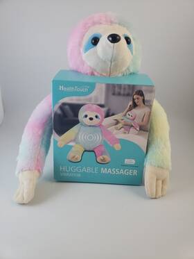 Health Touch 889779006532 New Huggable Massager Pastel Colored Sloth Nib