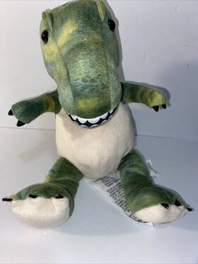 Health Touch 889779006563 Huggable Neck/back Massager Green Dinosaur Vibration Takes 2 Inch Aa Batteries