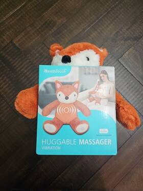 Health Touch 889779006587 Huggable Massager Vibration Fox New