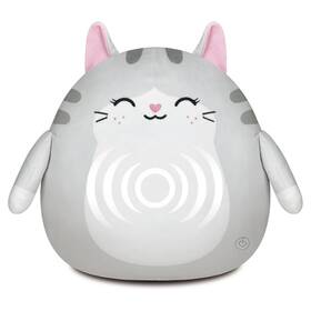 Health Touch 889779007362 12 Inch Squishy Cat Huggable Massager Vibration With Batteries Tested New