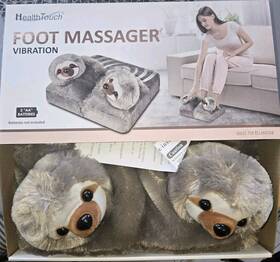 Health Touch 889779007393 Foot Massager Relaxation Ultra Soft Care - Sloth