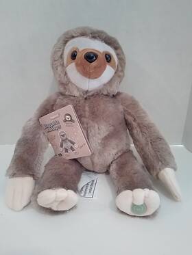 Health Touch 889779008079 Huggable Massager Brown Sloth Vibration Takes 2 Inch Aa Batteries