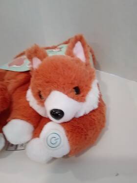 Health Touch 889779008185 Healthtouch Polyester Neck Massager Dark Orange Fox 2 Aa Batter No Labels