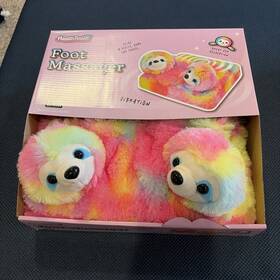 Health Touch 889779008215 Colorful Sloth Battery Operated Foot Massager
