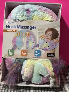 H-4525-0rs Health Touch New Huggable Neck Massager Sensory Vibration Toy Baby Sloth