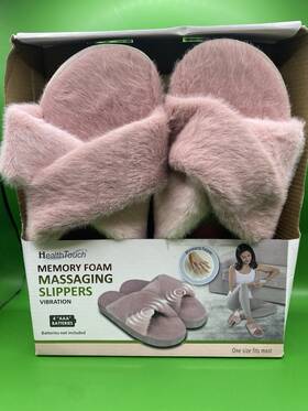 H-4901-3gr Health Touch Memory Foam Massaging Slipper