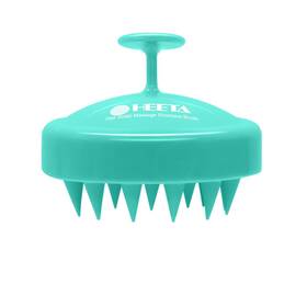 02-green Heeta Hab001 Scalp Massager Hair Growth Soft Silicone 1 Count Pack Of
