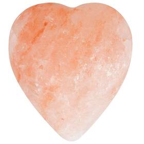 308476 Hephboard Heart Massage Stone Pink Crystal Hand-carved 2.75 Inch W X 3 H 1.5 D