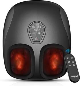 Heycool 725414302662 Foot Massager With Heat Vibration Compression Shiatsu Feet Massage