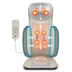 Hy-2d8 Heycool Shiatsu Neck Back Massager With Heat Adjustable Compression And Vibration W 2