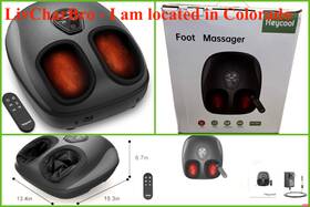 Hy-5b2 Heycool Foot Massager With Heat Vibration Compression Shiatsu Corded Electric Remote