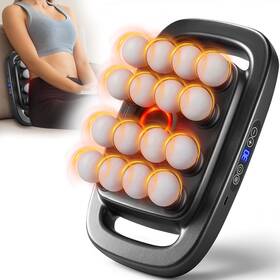 Grey-01 Hiadgunnr 16-drive 8-head Massage Gun Set Deep Tissue Portable With 3 Mode