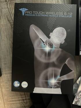 Protouch6-12 Hidow Pro Touch 6-12 Modes Electric Massager Wireless Tens With Extra Electrodes