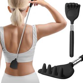 Wz-xz-01 Hiwzzi Back Scratcher Extendable Silicone Bear Claw Manual Massager Tool Telescoping