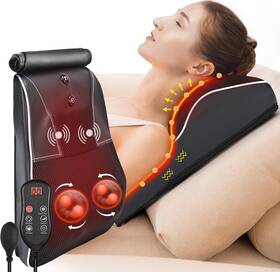 Hlthsky 445041180107 Shiatsu Neck And Back Massager With Heat For Pain Relief Deep Tiss