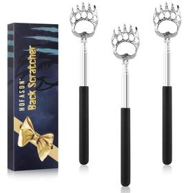 Hofason 663585573736 3 Pack Back Scratcher For Men Women Count Of 1 Black