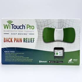 Hollywog 853096004007 Witouch Pro Bluetooth Tens Unit Wireless Lower Back Pain Relief Device With Gel Pad