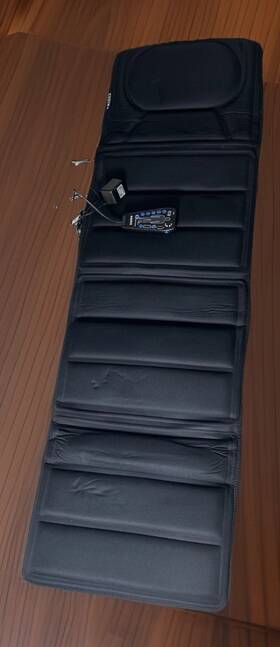 019767 Homedics Body Mat Ultra Heated Electric Vibrating Massage With Remote Control