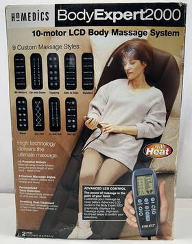 Homedics 031262003669 Body Expert 2000 10 Motor Lcd Massage System With Heat
