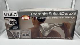 Homedics 031262009784 Therapist Select Deluxe Programmable Percussion Massage 4 Attachments