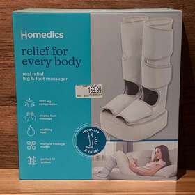 Homedics 031262106933 Leg And Foot Massager - 360 Compression Shiatsu Soothing Heat